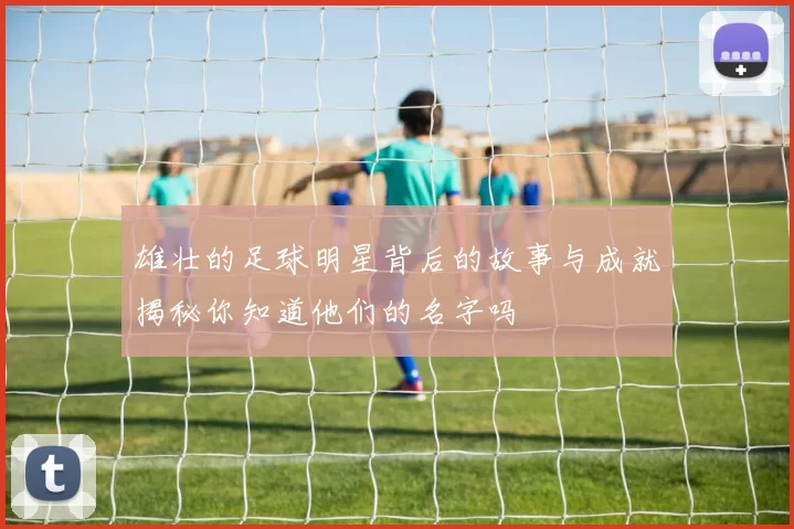 雄壮的足球明星背后的故事与成就揭秘你知道他们的名字吗